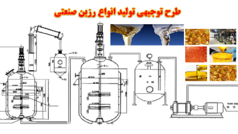 طرح توجیهی تولید انواع رزین های صنعتی