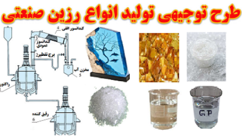 طرح توجیهی تولید انواع رزین های صنعتی