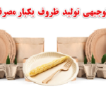 طرح توجیهی تولید ظروف یکبار مصرف گیاهی