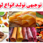 طرح توجیهی تولید لواشک میوه ها